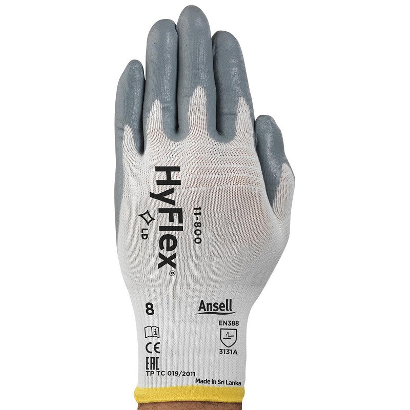 Ansell HyFlex 11-800 handschoen Verpakt per 12 stuks