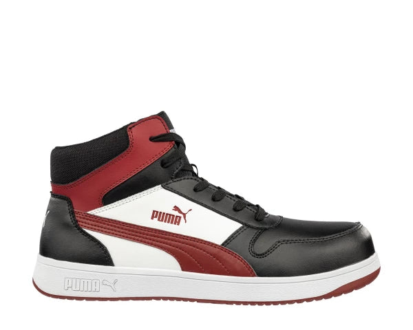 Puma Frontcourt BLK/WHT/RED Mid S3L ESD FO HRO SR