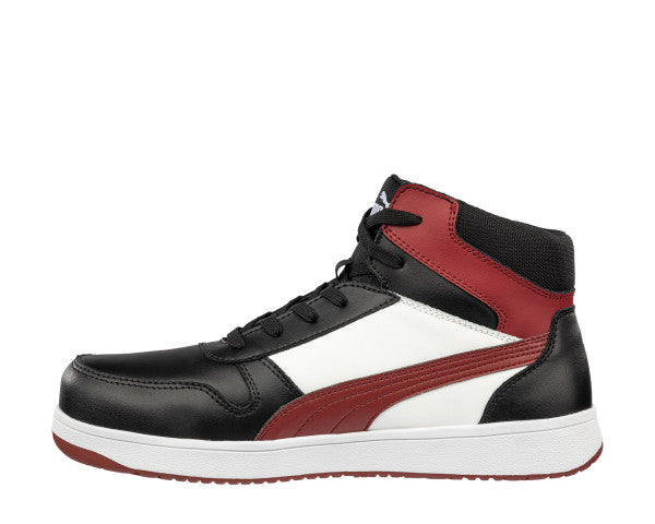 Puma Frontcourt BLK/WHT/RED Mid S3L ESD FO HRO SR