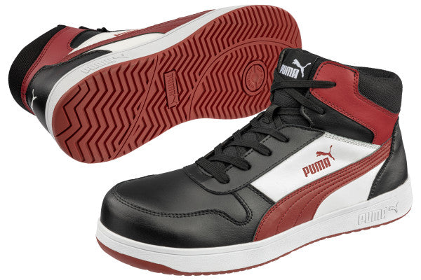 Puma Frontcourt BLK/WHT/RED Mid S3L ESD FO HRO SR