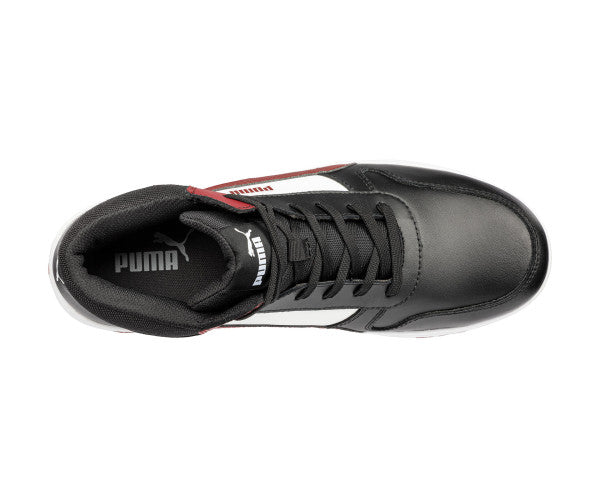 Puma Frontcourt BLK/WHT/RED Mid S3L ESD FO HRO SR