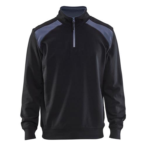 Blåkläder 33531158 Sweatshirt bi-colour met halve rits