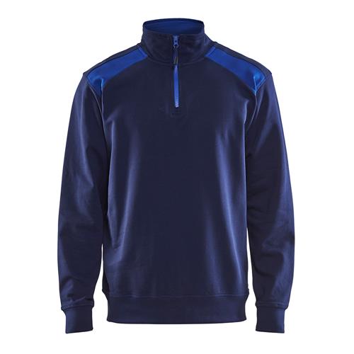 Blåkläder 33531158 Sweatshirt bi-colour met halve rits