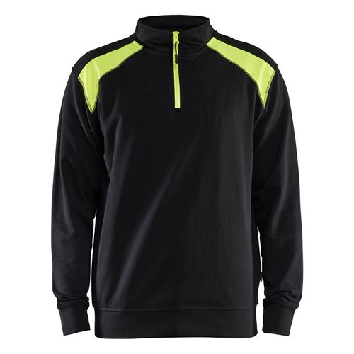 Blåkläder 33531158 Sweatshirt bi-colour met halve rits