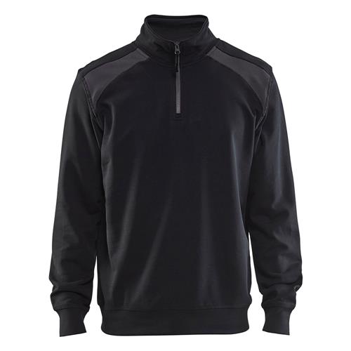 Blåkläder 33531158 Sweatshirt bi-colour met halve rits