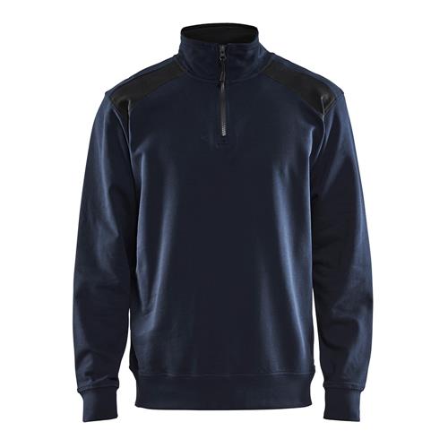 Blåkläder 33531158 Sweatshirt bi-colour met halve rits