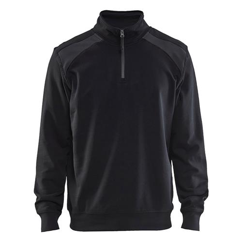 Blåkläder 33531158 Sweatshirt bi-colour met halve rits