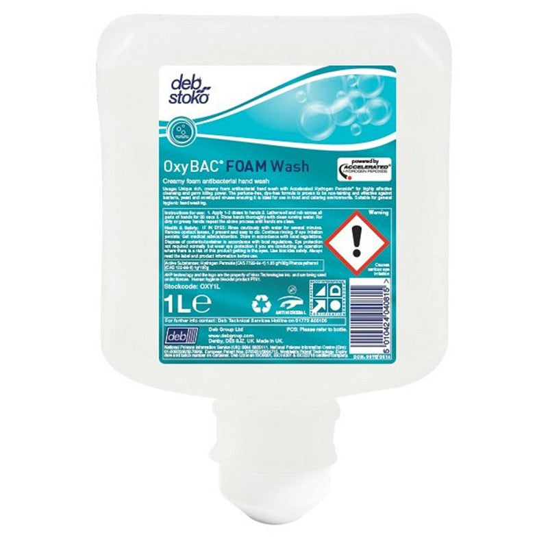 Deb OxyBAC FOAM Wash handreiniger-Verpakt per 6 stuks