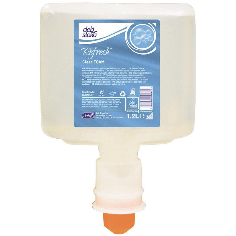Deb Stoko Refresh Clear Foam zeep-Verpakt per 3 stuks