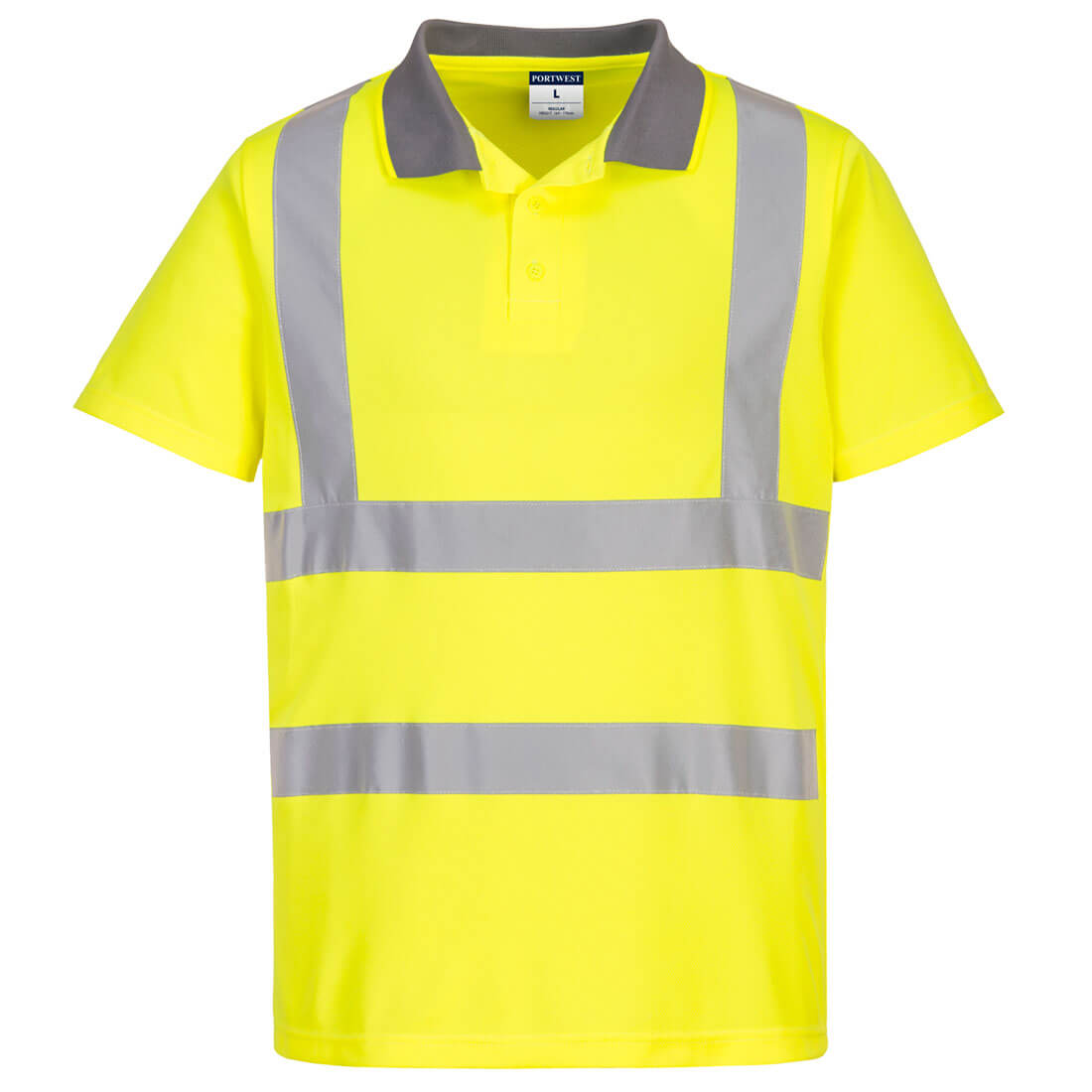 EC10 - Eco Hi-Vis L/S Polo (6 stuks)