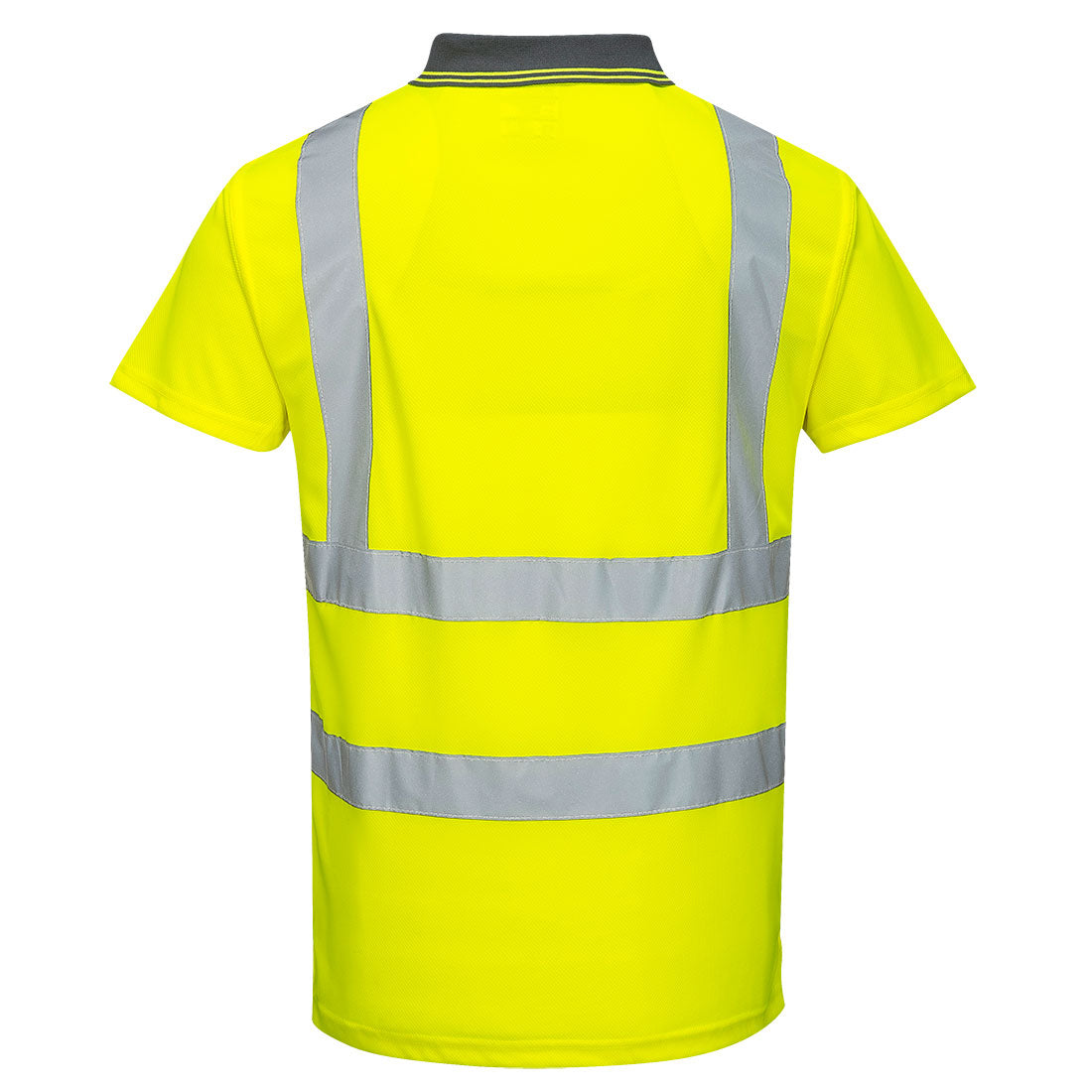S477 - Hi-Vis Korte Mouw Polo Geel