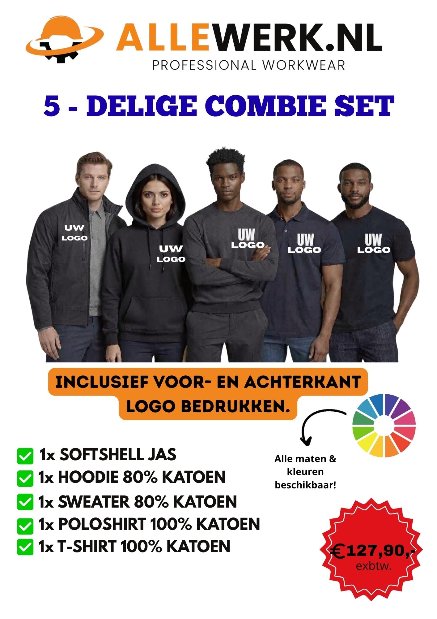 5 - Delige Werkkleding Combie set