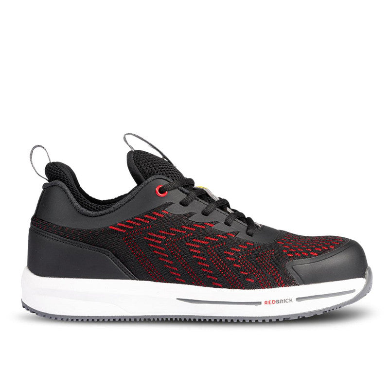 Redbrick Motion Sierra AF zwart/rood werkschoen