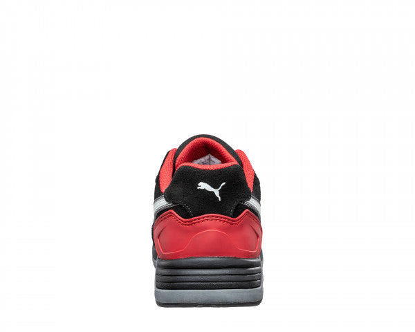 Puma Airtwist Black/Red Low S3 ESD HRO SRC Werkschoen