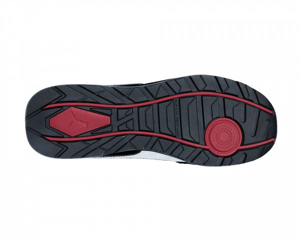 Puma Airtwist Black/Red Low S3 ESD HRO SRC Werkschoen