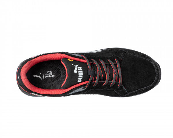 Puma Airtwist Black/Red Low S3 ESD HRO SRC Werkschoen