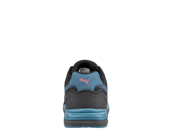 Puma Frontside Black/Blue Low S1P ESD HRO SRC Werkschoen