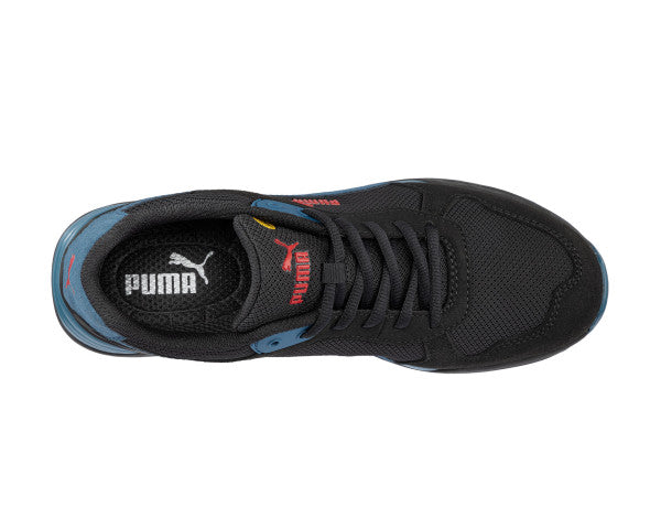Puma Frontside Black/Blue Low S1P ESD HRO SRC Werkschoen
