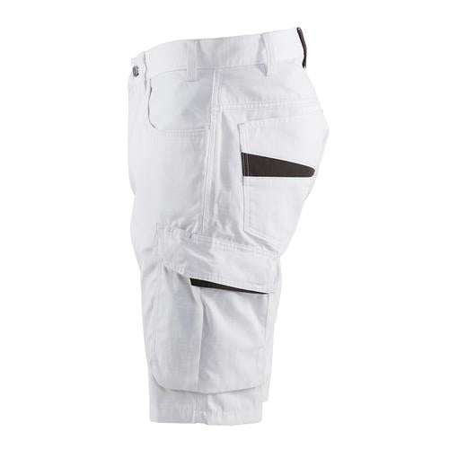 Blåkläder 10941330 Schildersshort met stretch wit/donkergrijs