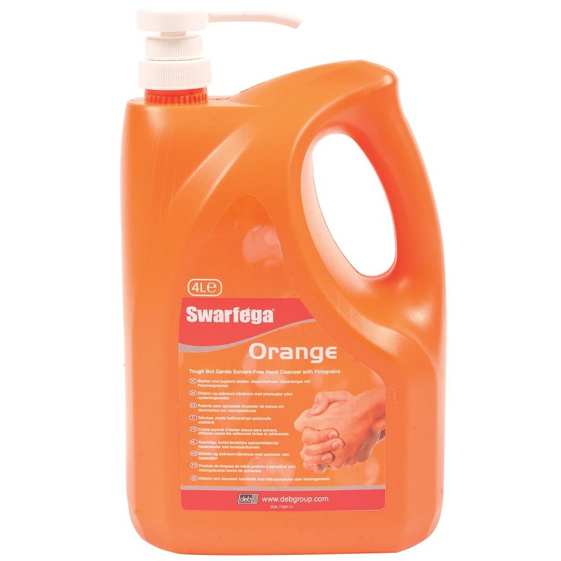 Swarfega Orange Pump Pack handreiniger-Verpakt per 4 stuks