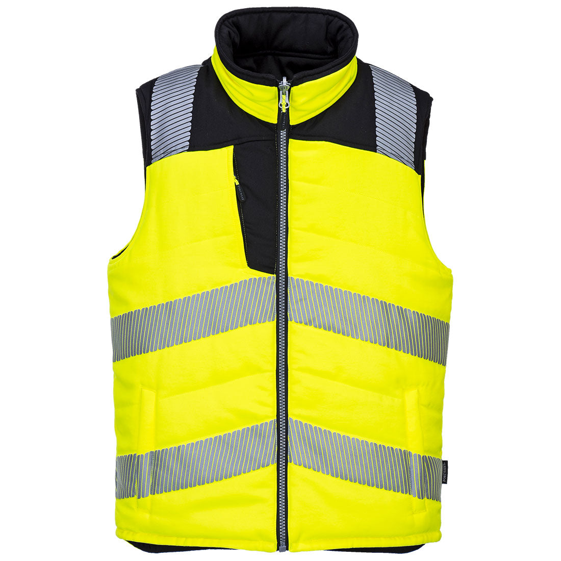 PW374 - PW3 Hoge zichtbaarheid Bodywarmer, 2 zijde draagbaar.